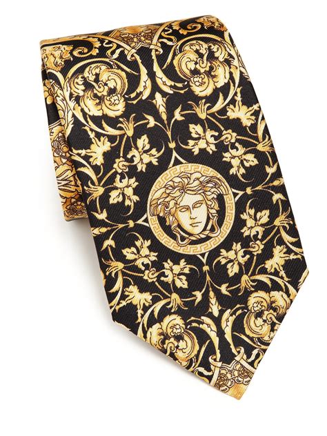 versace necktie|versace medusa tie.